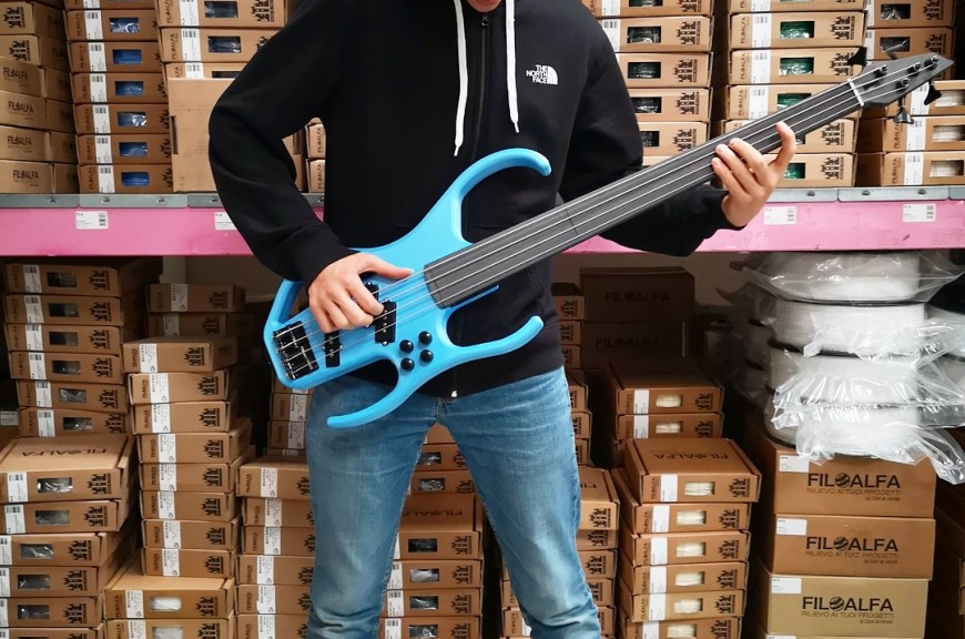 Electric bass Printed in 3d